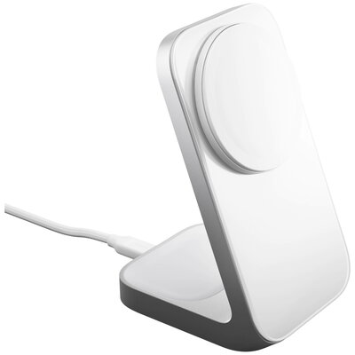 Nomad Stand One MagSafe 2 in 1 oplader zilver