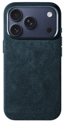 Alcanside Alcantara iPhone 17 Pro hoesje navy