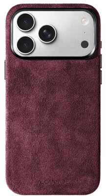 Alcanside Alcantara iPhone 17 Pro hoesje rood