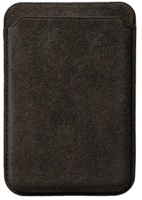 Alcanside Alcantara MagSafe Wallet kaarthouder chocolate bruin