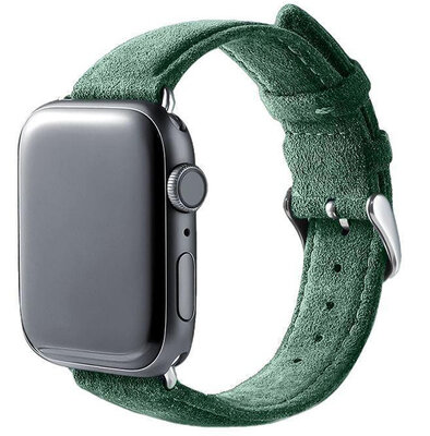 Alcanside Alcantara Buckle Apple Watch 49 / 46 / 45 mm bandje groen