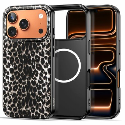TechProtection MagSafe iPhone 17 Pro Max hoesje leopard
