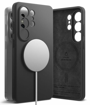 Ringke MagSafe Silicone Galaxy S26 Ultra hoesje zwart