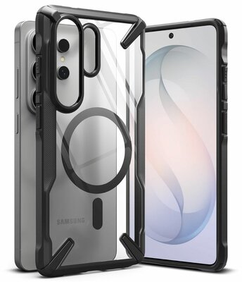 Ringke Fusion X MagSafe Galaxy S26 Ultra hoesje zwart