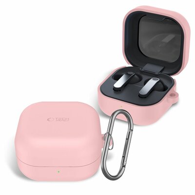 TechProtection Silicone Galaxy Buds 4 / Galaxy Buds 4 Pro hoesje roze