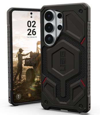 UAG Monarch Pro Galaxy S26 Ultra hoesje kevlar zwart