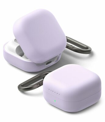 Ringke Silicone Galaxy Buds 4 / Galaxy Buds 4 Pro hoesje lavender
