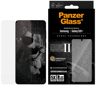 PanzerGlass Ceramic Glazen Galaxy S26+ Plus screenprotector
