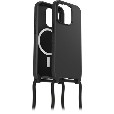 Otterbox React MagSafe iPhone 15 Pro hoesje met draagkoord zwart 