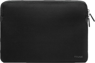 TRUNK Neoprene MacBook 13 inch sleeve zwart
