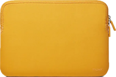 TRUNK Neoprene MacBook 13 inch sleeve geel