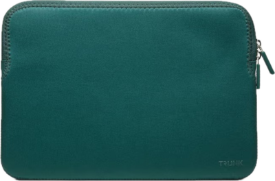 TRUNK Neoprene MacBook 13 inch sleeve donkergroen