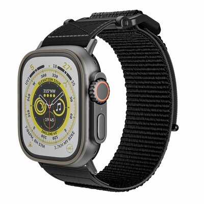 Tech Protection Scout Apple Watch 49 / 46 / 45 / 42 mm bandje zwart
