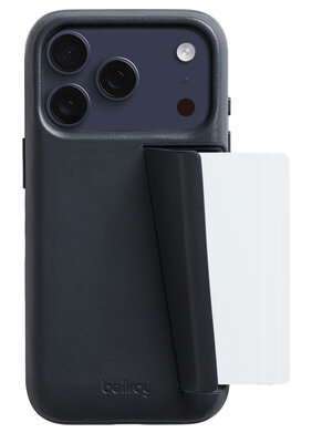 Bellroy Card iPhone 17 Pro wallet hoesje navy