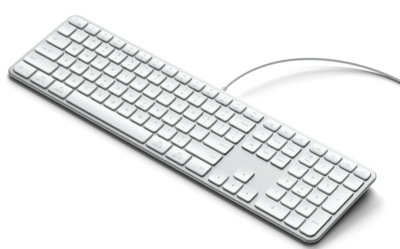 Satechi Slim LX3 bedraad USB-C toetsenbord zilver