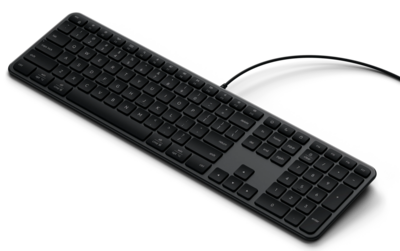 Satechi Slim LX3 bedraad USB-C toetsenbord zwart