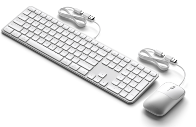 Satechi Slim CLX3 USB-C toetsenbord en muis combo zilver