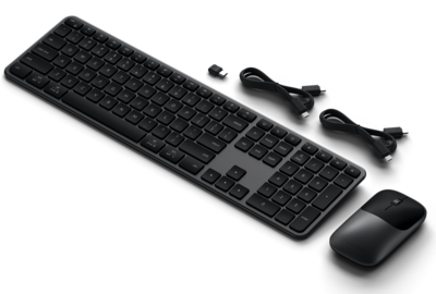 Satechi Slim CEX3 draadloze toetsenbord en muis combo zwart