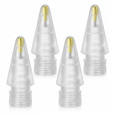 TechProtection Pencil Tips voor Apple Pencil 4 pack transparant