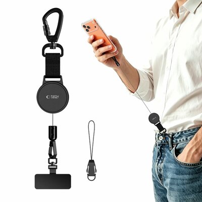 TechProtection UrbanLoop Anti Theft houder draagkoord voor elke telefoon