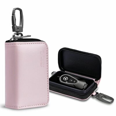 TechProtection autosleutel keyless RFID signal blocker met clip roze