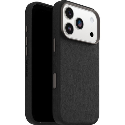 OtterBox Symmetry Leather iPhone 18 Pro / 17 Pro Case, Black