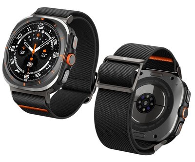 Spigen Lite Fit Galaxy Watch Ultra 47 mm bandje zwart 