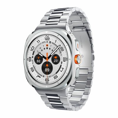 Spigen Modern Fit Galaxy Watch Ultra 47 mm bandje zilver