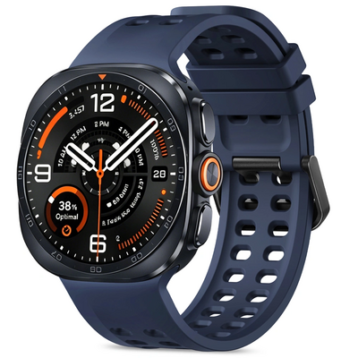 TechProtection Silicone Air Galaxy Watch Ultra 47 mm bandje navy