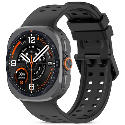 TechProtection Silicone Air Galaxy Watch Ultra 47 mm bandje zwart
