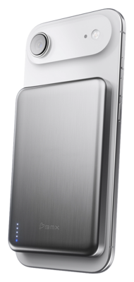 BMX SolidSafe Air MagSafe Qi2.2 Powerbank 10000 mAh 25 watt zilver