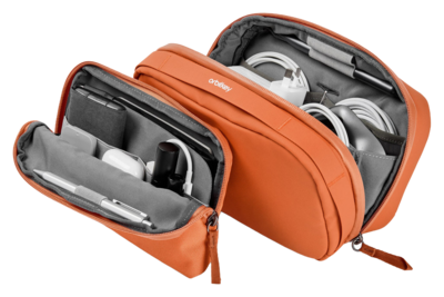Orbitkey 2 in 1 Tech Accessory Pouch oranje