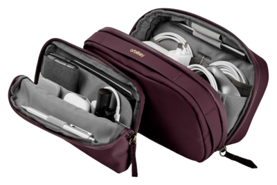 Orbitkey 2 in 1 Tech Accessory Pouch plum