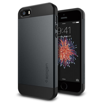 Spigen Slim Armor iPhone SE Slate