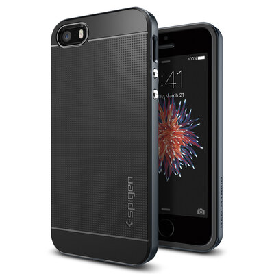 Spigen Neo Hybrid case iPhone SE Slate