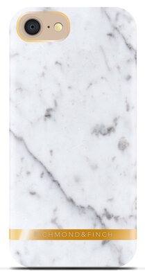 Richmond Finch Marble Glossy iPhone SE 2022 / 2020 / 8 / 7 hoesje Wit