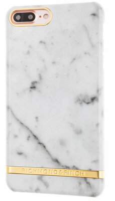 Richmond Finch Marble Glossy iPhone 7 Plus hoesje White