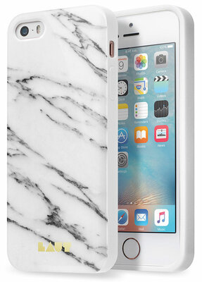 LAUT Huex Marble iPhone SE/5S hoesje White