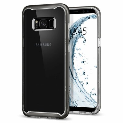 Spigen Neo Hybrid Crystal Galaxy S8 hoesje Gun Metal