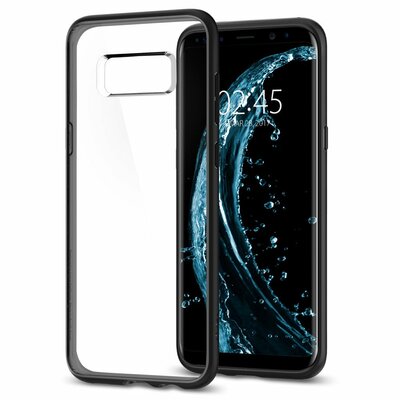 Spigen Ultra Hybrid Galaxy S8 Plus hoes Zwart