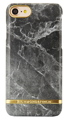 Richmond Finch Marble Glossy iPhone SE 2022 / 2020 / 8 / 7 hoesje Grijs