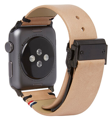 Decoded Leather Watch strap 42 mm Sahara