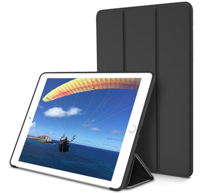 TechProtection Smart iPad 2017 hoes Zwart