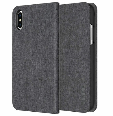 Incipio Esquire Folio iPhone X hoesje Grijs