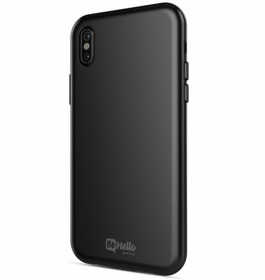 BeHello Gel iPhone X hoesje Zwart