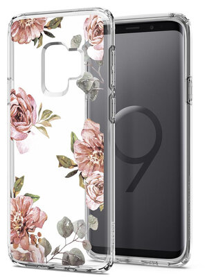 Spigen Liquid Crystal Galaxy S9 hoesje Flowers