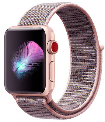TechProtection Nylon Watch bandje 38 mm Roze