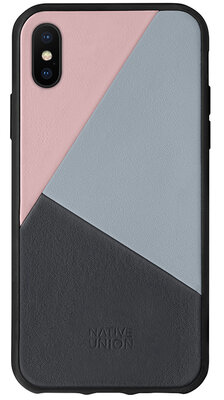 Native Union Clic Marquetry iPhone X hoesje Rose