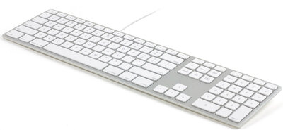 Matias Wired Backlit Keyboard Qwerty US toetsenbord Zilver