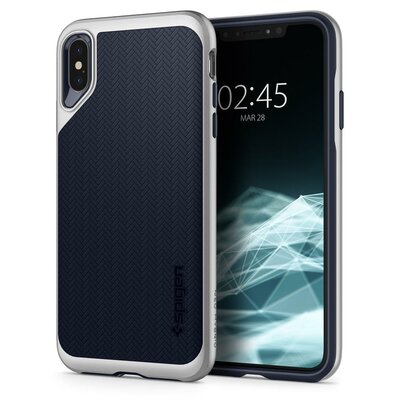 Spigen Neo Hybrid iPhone XS Max hoesje Zilver